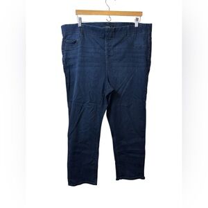 LIVERPOOL | pull on jeans the crop 22W denim blue